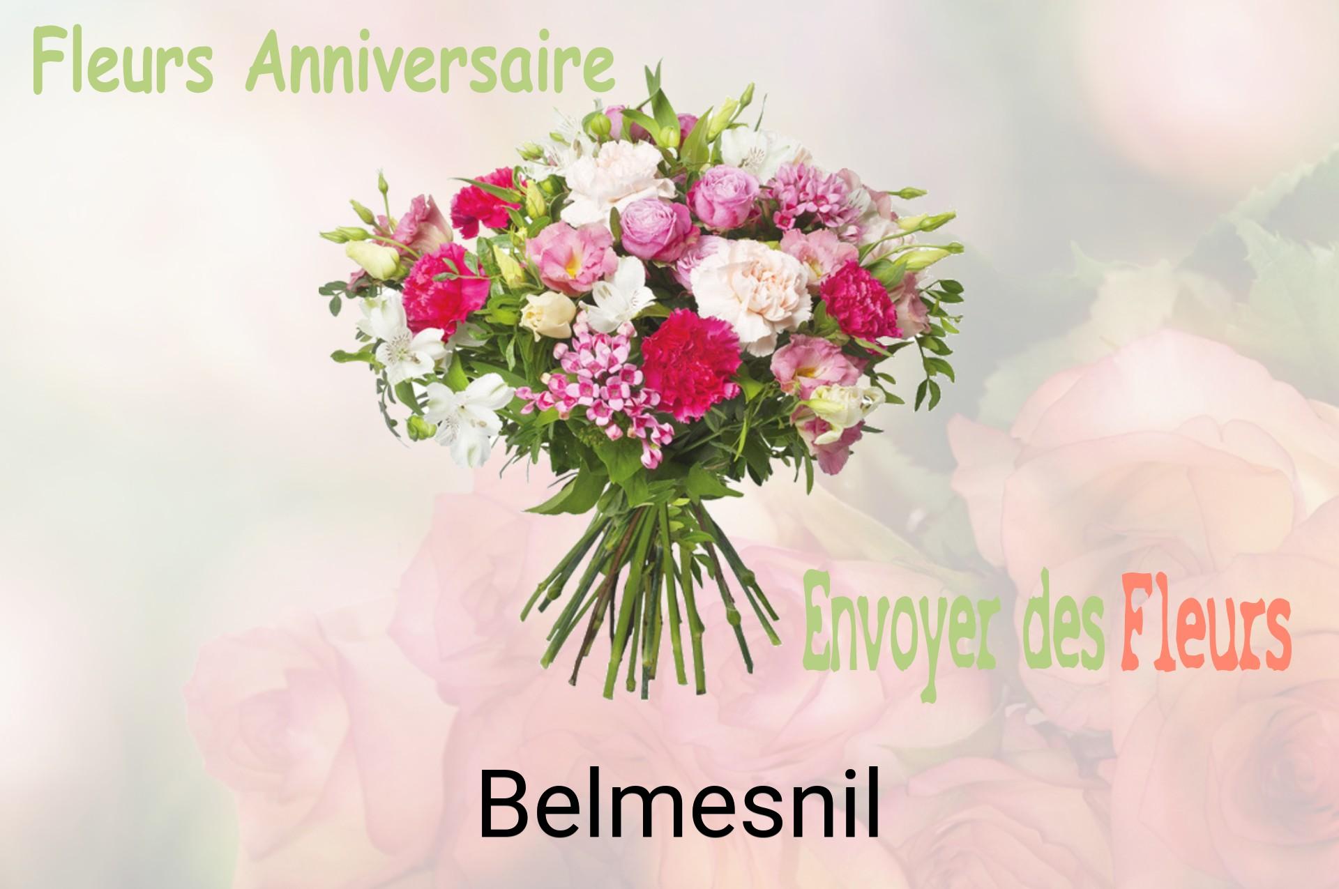 Bouquet de fleurs d’anniversaire livré à Belmesnil